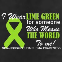 I Wear Lime Green Non-Hodgkin's Lymphoma Adult Drive Performance Visor