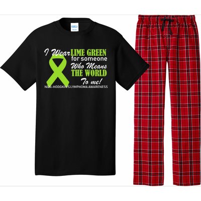 I Wear Lime Green Non-Hodgkin's Lymphoma Pajama Set