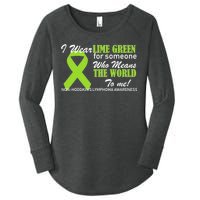 I Wear Lime Green Non-Hodgkin's Lymphoma Women's Perfect Tri Tunic Long Sleeve Shirt