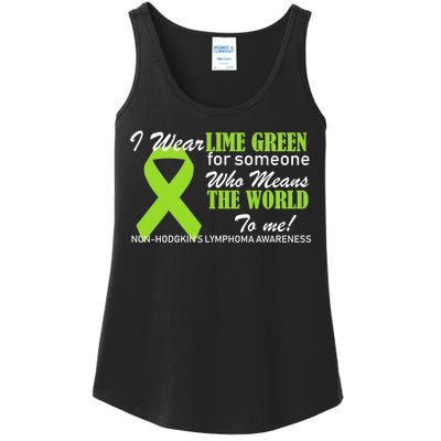 I Wear Lime Green Non-Hodgkin's Lymphoma Ladies Essential Tank