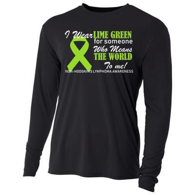 I Wear Lime Green Non-Hodgkin's Lymphoma Cooling Performance Long Sleeve Crew