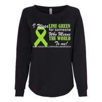 I Wear Lime Green Non-Hodgkin's Lymphoma Womens California Wash Sweatshirt