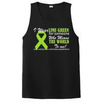 I Wear Lime Green Non-Hodgkin's Lymphoma PosiCharge Competitor Tank