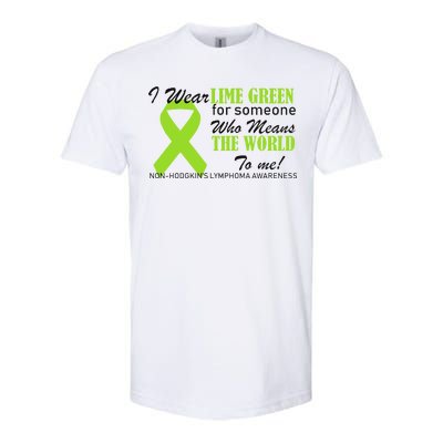 I Wear Lime Green Non-Hodgkin's Lymphoma Softstyle CVC T-Shirt