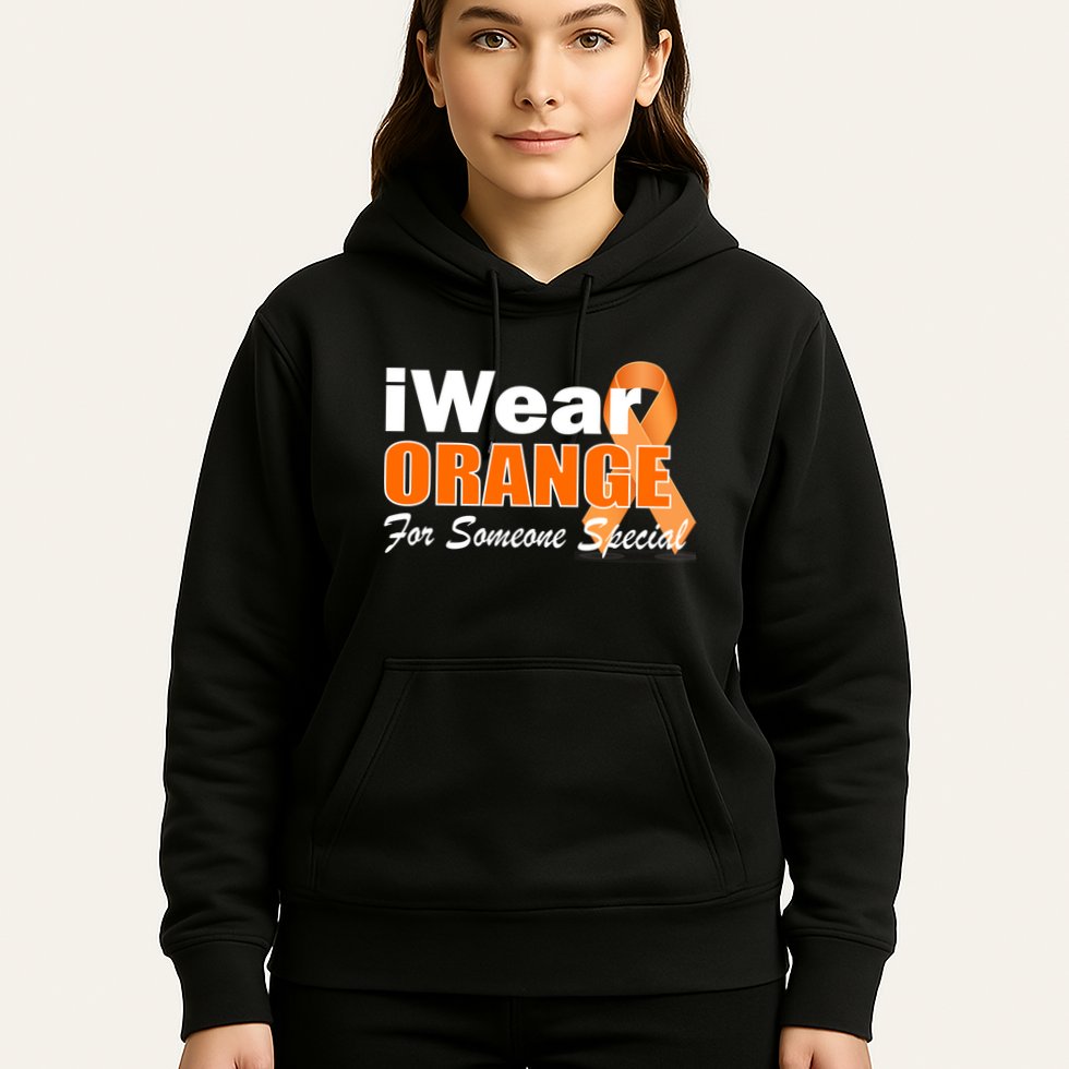 I Wear Orange For Someone I Love Leukemia Hoodie