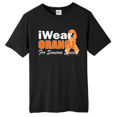 I Wear Orange For Someone I Love Leukemia Tall Fusion ChromaSoft Performance T-Shirt