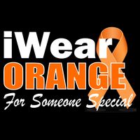 I Wear Orange For Someone I Love Leukemia Flat Bill Trucker Hat