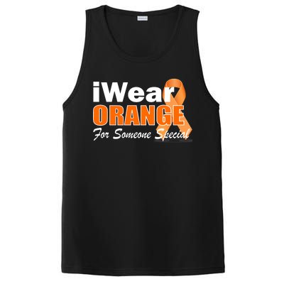 I Wear Orange For Someone I Love Leukemia PosiCharge Competitor Tank