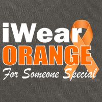 I Wear Orange For Someone I Love Leukemia Cotton Canvas Backpack