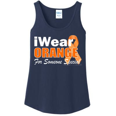 I Wear Orange For Someone I Love Leukemia Ladies Essential Tank