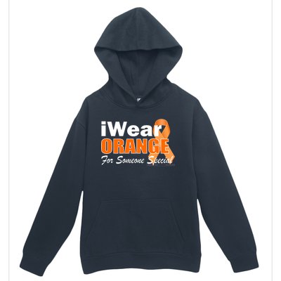 I Wear Orange For Someone I Love Leukemia Urban Pullover Hoodie