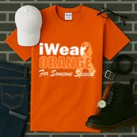 I Wear Orange For Someone I Love Leukemia Tall T-Shirt