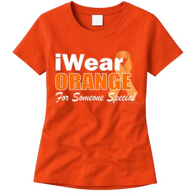 I Wear Orange For Someone I Love Leukemia Women's T-Shirt