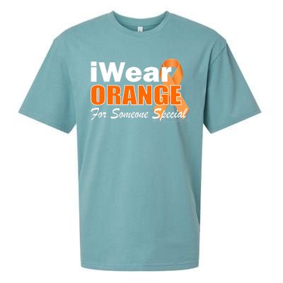 I Wear Orange For Someone I Love Leukemia Sueded Cloud Jersey T-Shirt