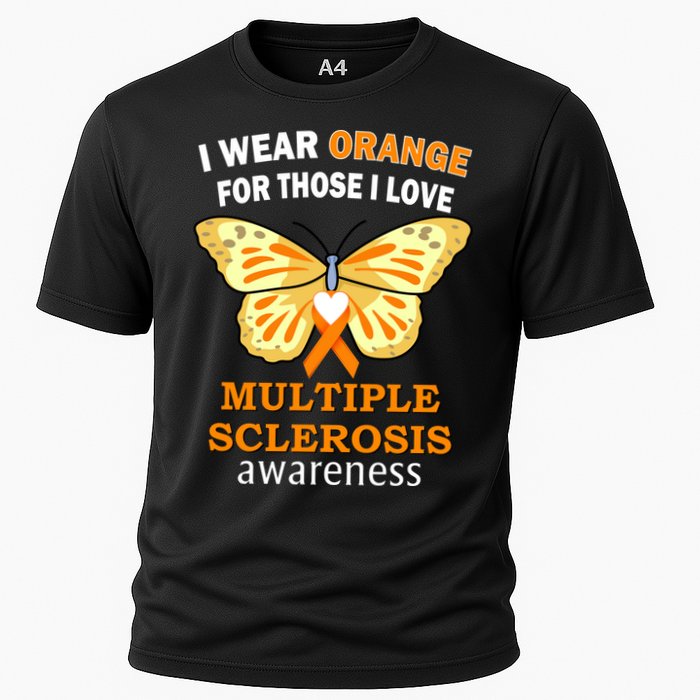 I Wear Orange For Those I Love MS Multiple Sclerosis Performance Shirt