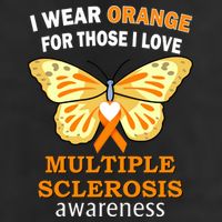 I Wear Orange For Those I Love MS Multiple Sclerosis Trucker Hat