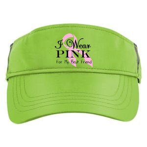 I Wear Pink For My Best Friend Adult Drive Performance Visor