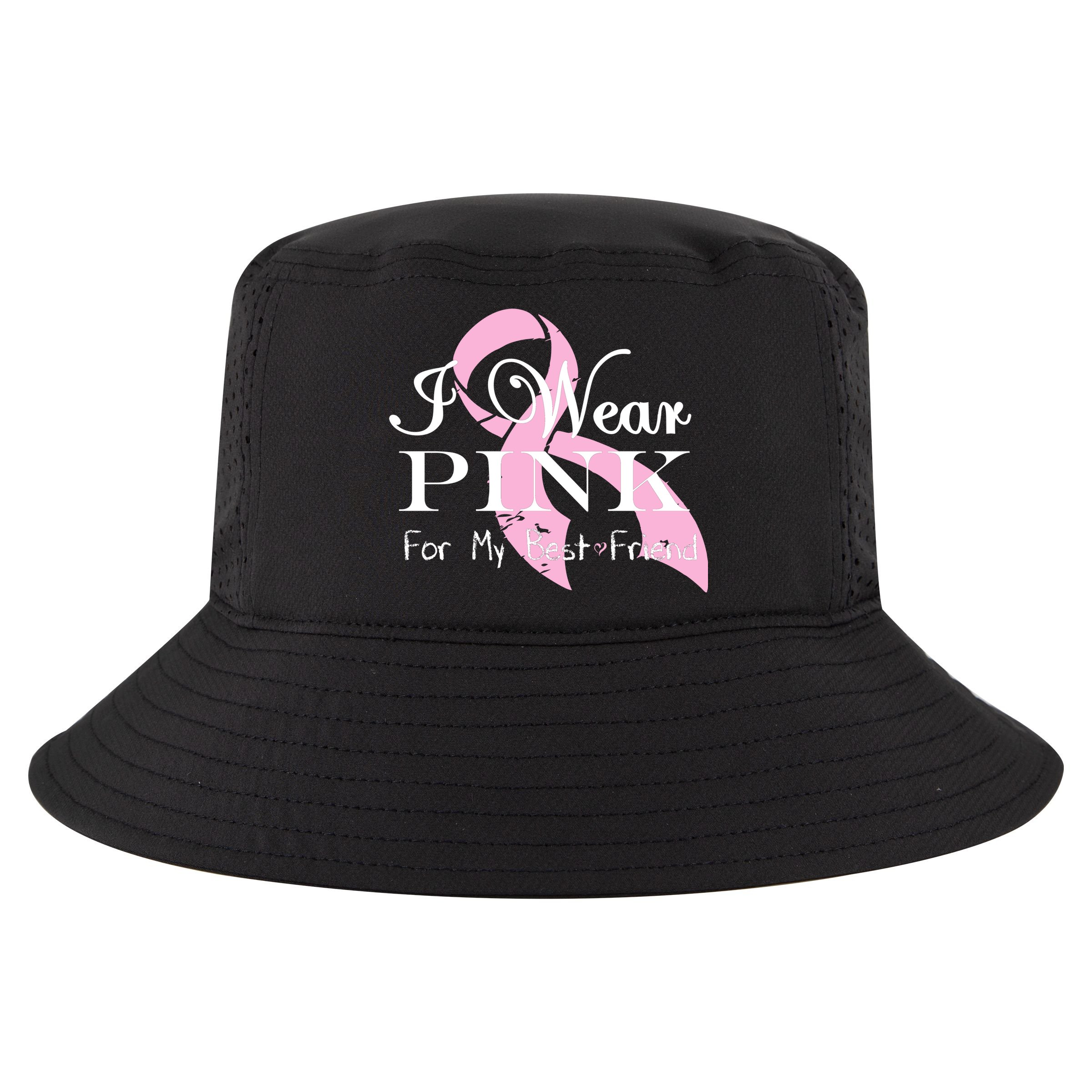 I Wear Pink For My Best Friend Cool Comfort Performance Bucket Hat