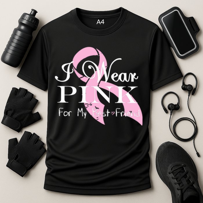 I Wear Pink For My Best Friend Cooling Performance Crew T-Shirt