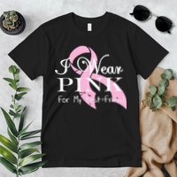 I Wear Pink For My Best Friend Premium T-Shirt