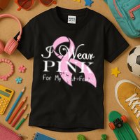 I Wear Pink For My Best Friend Kids T-Shirt