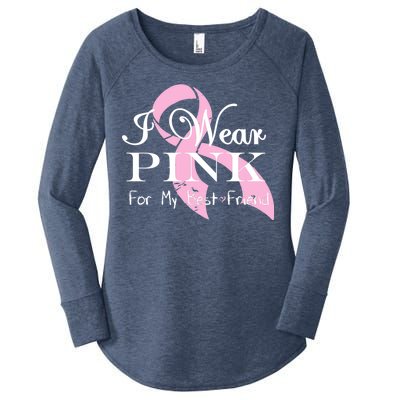 I Wear Pink For My Best Friend Women's Perfect Tri Tunic Long Sleeve Shirt