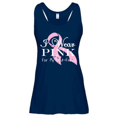 I Wear Pink For My Best Friend Ladies Essential Flowy Tank