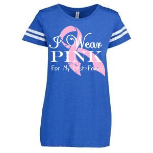 I Wear Pink For My Best Friend Enza Ladies Jersey Football T-Shirt