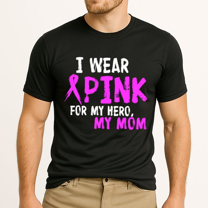I Wear Pink For My Hero My Mom Cooling Performance Crew T-Shirt