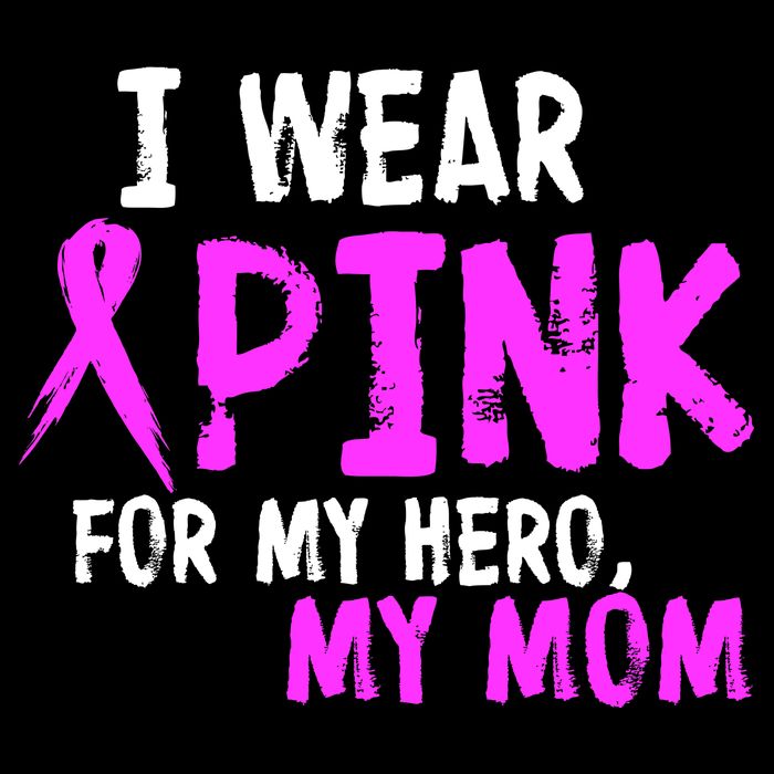 I Wear Pink For My Hero My Mom Cooling Performance Crew T-Shirt