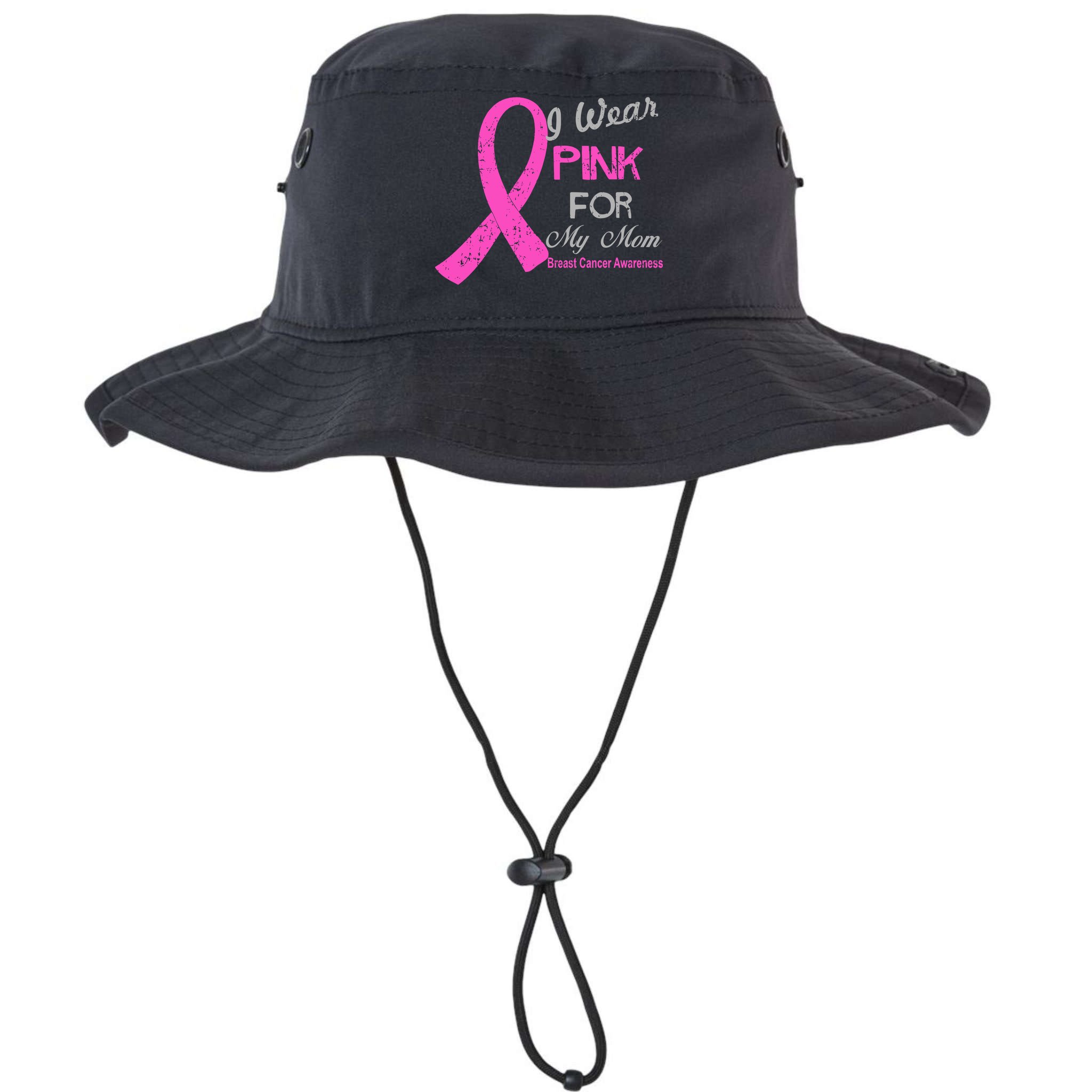 I Wear Pink For My Mom Breast Cancer Awareness Bucket Hat