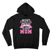 I Wear Pink For My Mom My Hero-Breast Cancer Awareness Hoodie