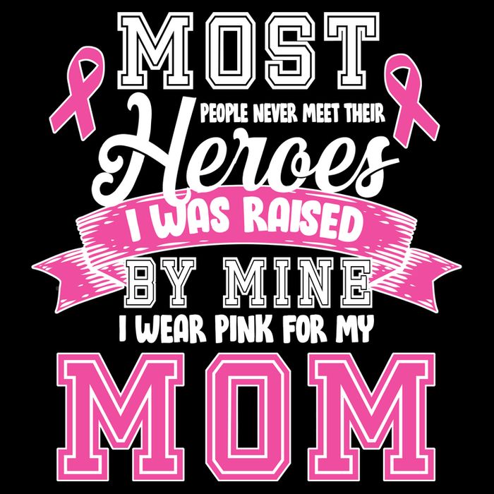 I Wear Pink For My Mom My Hero-Breast Cancer Awareness Bag