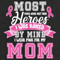 I Wear Pink For My Mom My Hero-Breast Cancer Awareness Trucker Hat