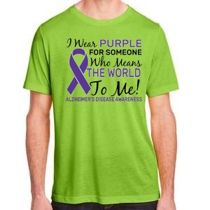 I Wear Purple Alzheimer's Disease Awareness Adult ChromaSoft Performance T-Shirt