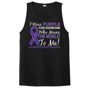 I Wear Purple Alzheimer's Disease Awareness PosiCharge Competitor Tank