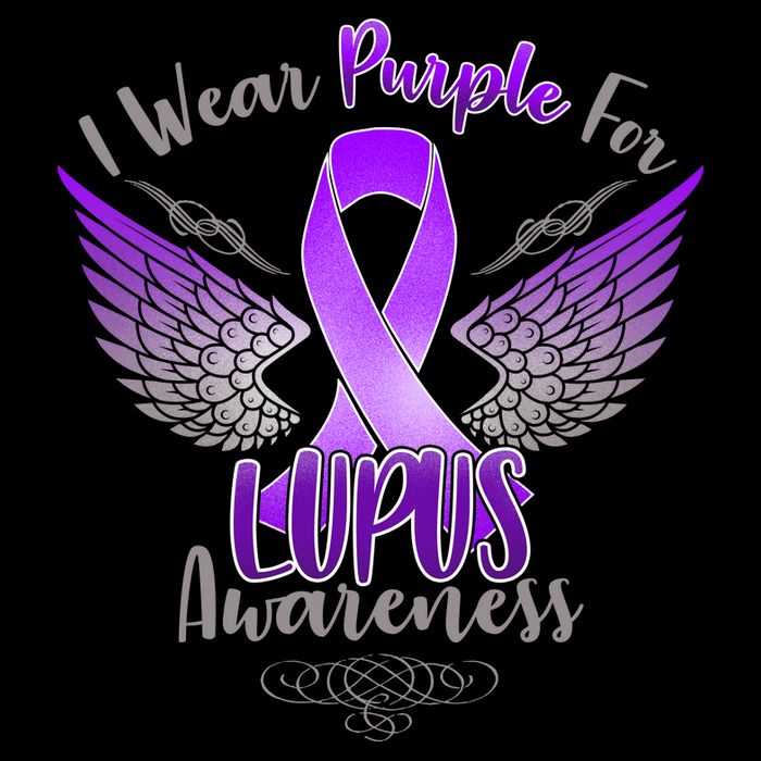 I Wear Purple For Lupus Awareness Impact Tech Backpack