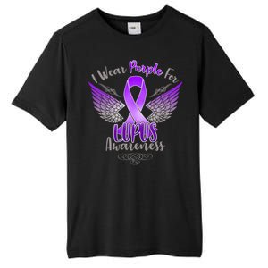 I Wear Purple For Lupus Awareness Tall Fusion ChromaSoft Performance T-Shirt