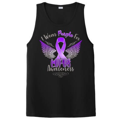 I Wear Purple For Lupus Awareness PosiCharge Competitor Tank