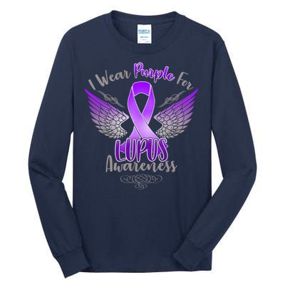 I Wear Purple For Lupus Awareness Tall Long Sleeve T-Shirt