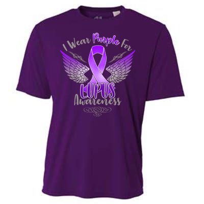 I Wear Purple For Lupus Awareness Cooling Performance Crew T-Shirt