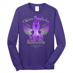 I Wear Purple For Lupus Awareness Long Sleeve Shirt