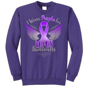 I Wear Purple For Lupus Awareness Sweatshirt