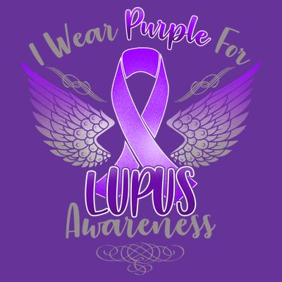 I Wear Purple For Lupus Awareness T-Shirt