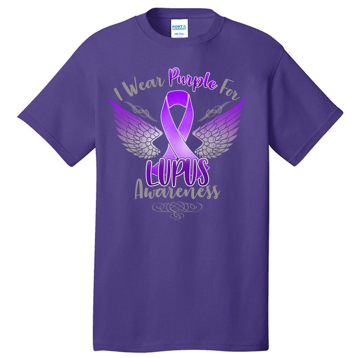 I Wear Purple For Lupus Awareness Tall T-Shirt