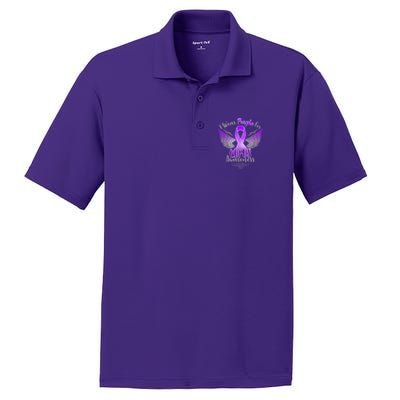 I Wear Purple For Lupus Awareness PosiCharge RacerMesh Polo