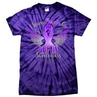 I Wear Purple For Lupus Awareness Tie-Dye T-Shirt