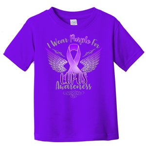 I Wear Purple For Lupus Awareness Toddler T-Shirt