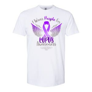 I Wear Purple For Lupus Awareness Softstyle CVC T-Shirt