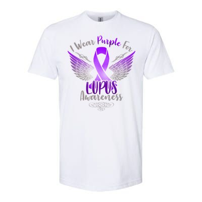 I Wear Purple For Lupus Awareness Softstyle® CVC T-Shirt